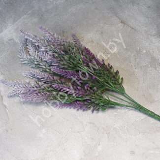 Букетик декоративный "Лаванда" 35 см (цв. сиренево-белый) 1 шт.