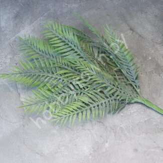 Букетик декоративный "Папоротник" 35 см (цв. зелёный) 1 шт.